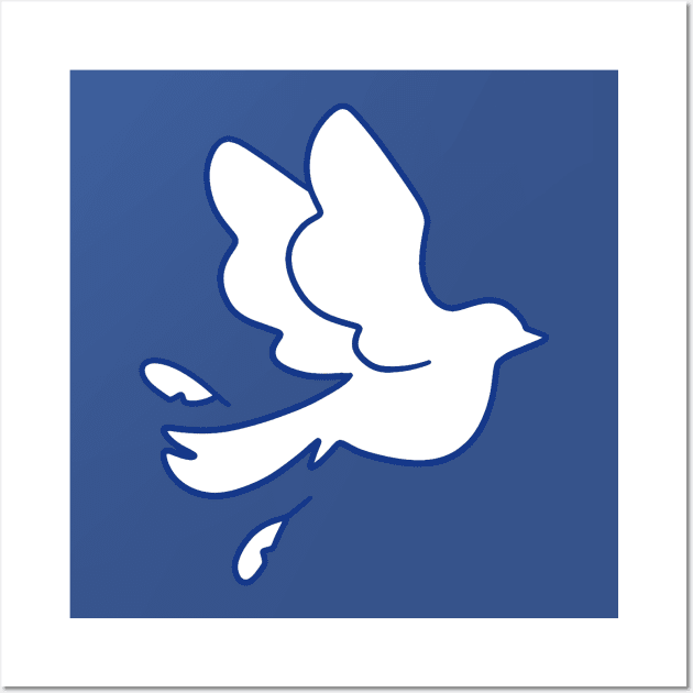 Dove Peace Symbol Wall Art by saradaboru